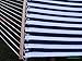 Deluxe Wood Arc Hammock Stand Including Two Person Blue and White Quilted Hammock