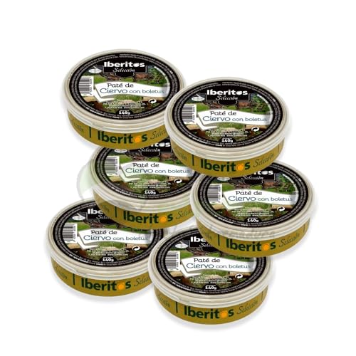 Pack 6 uds Paté extremeño de Ciervo con Boletus Gourmet Iberitos