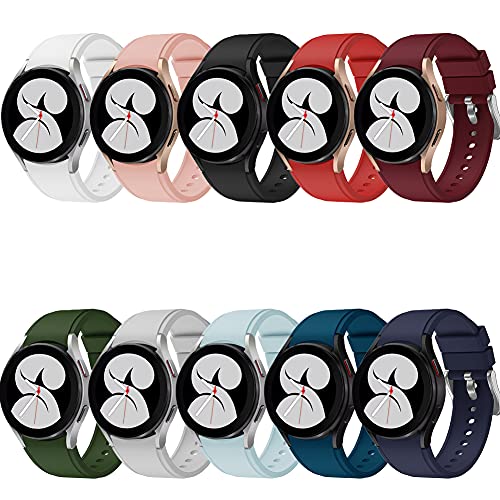 Bracelet en silicone pour Samsung Galaxy Watch 5 4 Pro et Watch 3 de remplacement ajustable