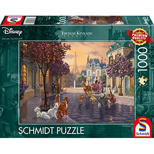 Disney, The Aristocats Puzzle 1.000 Teile: Erwachsenenpuzzle Thomas Kinkade Collection 1.0... Disney, The Aristocats Puzzle 1.000 Teile: Erwachsenenpuzzle Thomas Kinkade Collection 1.0...