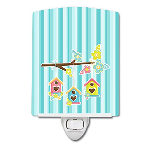 Lámpara de noche cerámica multicolor 6x4x3 pulg miniatura 1
