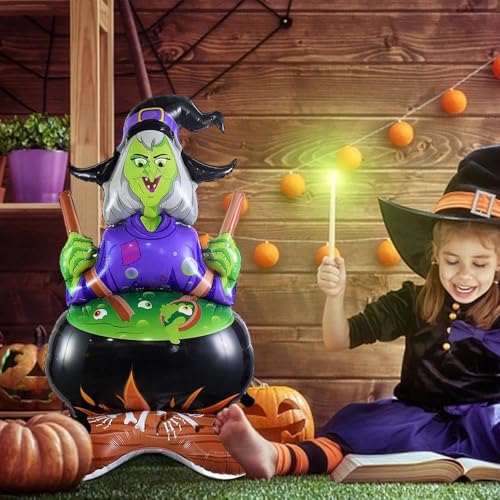 Image of Rozi Decoration Halloween Theme Skeleton Ghost Balloons Set - Foil Pumpkin Balloons for Scary Birthday Party Decoration - Multi, Set of 1