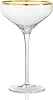 ARTLAND Gold Band 10 Ounce Coupe Cocktail Glass, Set of 4