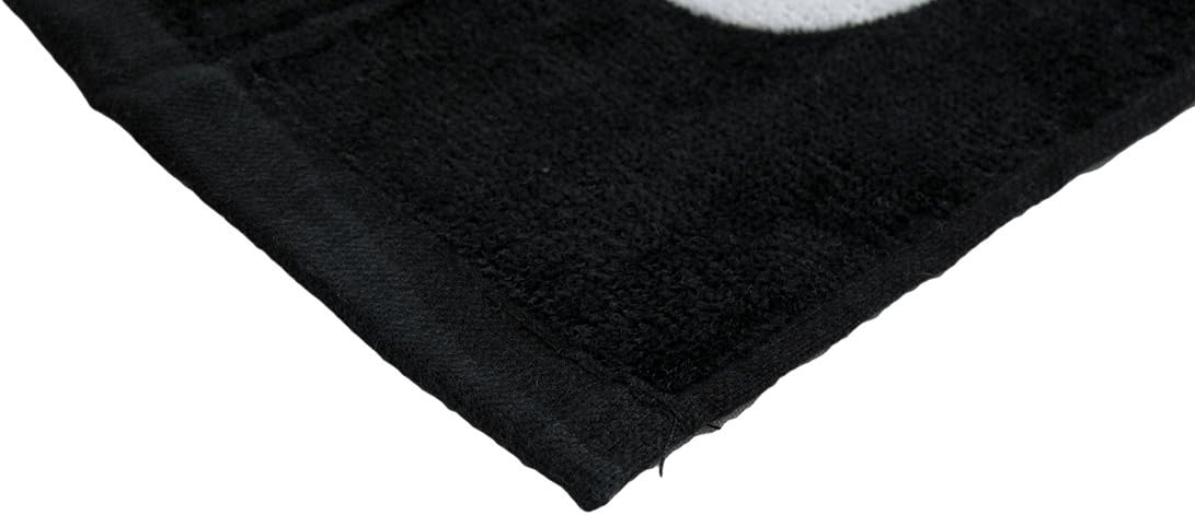 Black and White Reserved Cotton Velour Beach Towel 30 X 60 in.