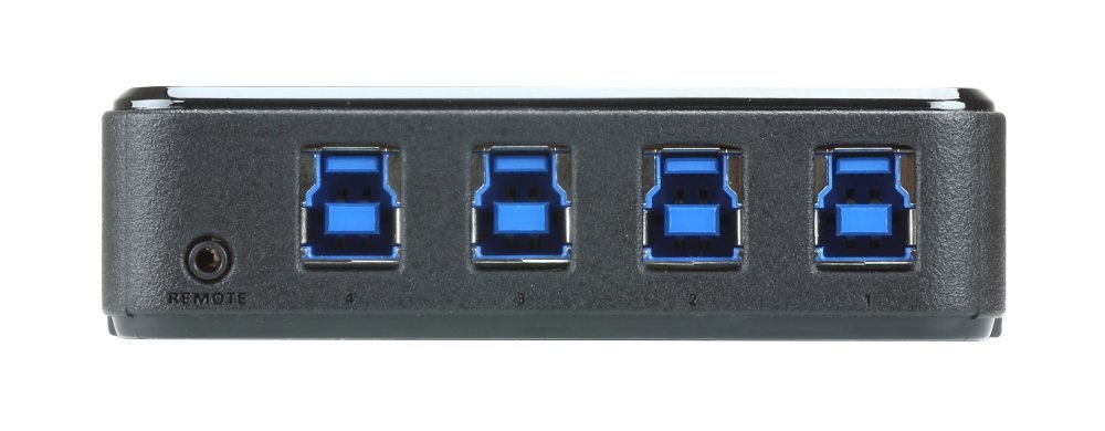 ATEN USB-Umschalter für die gemeinsame Nutzung von Peripheriegeräten 4 x USB 3.1 Desktop
