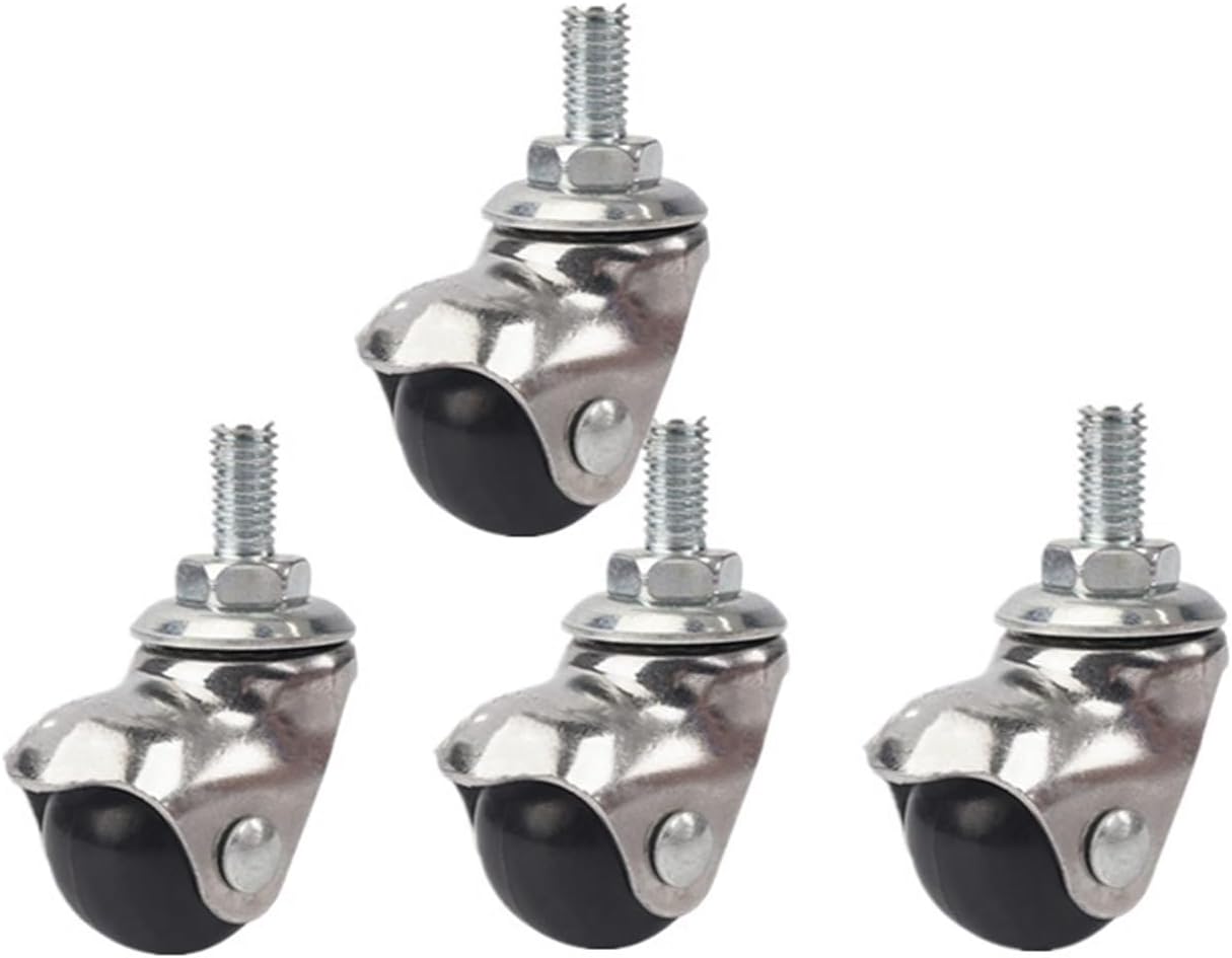 4 Pieces/lot 1 inch Universal Wheel Screw Rod Pulley Sofa Table Chair Furniture Ball, SJB920-420A