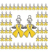 Un Ruban Jaune, Symbole D'un Cancer Des Os With Copy Space Photo Stock - Foto 8