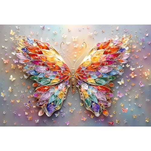 Yunlus Puzzles pour Adultes 1000 pièces Niveau de Difficulté Impossible Puzzle Stimulant pour...