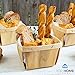 Top Home Store One Pint Wooden Berry Baskets (10 Pack) – For Fruit Picking, Arts, Crafts, and Decor; 4” Square Vented Wood Boxes
