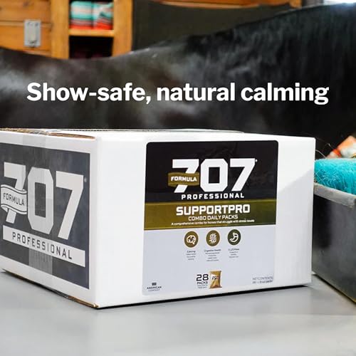 Formula 707 Support Pro Daily Packs for Horses - 28 Day Supply - Calming, Ulcer Support, Hindgut Health, Focus & Stress Relief - Image 3