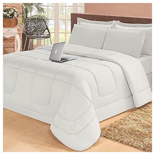Edredom Casal Queen Aconchego Dupla Face 2,4 X 2,1 Metros Casa Dona (Branco)