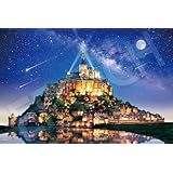 エポック社（EPOCH） 1000ピース ジグソーパズル 海外風景 星降るモン・サン・ミシェル-フランス （50×75cm） 11-617s のり付き ヘラ付き 点数券付き