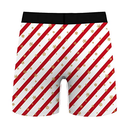 Abafip Men'S Funny 3D Print Christmas Boxers Briefs Holiday Shorts Novelty Underpants Halloween Xmas Gag Gift Summer Underwear Yellow Medium thumb #1