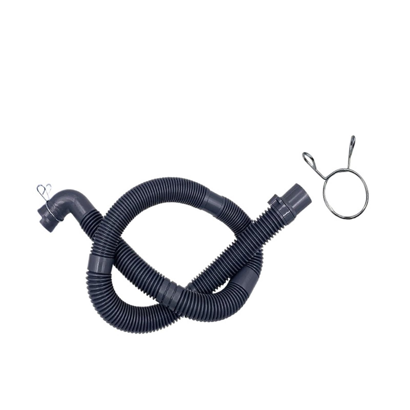Rshechufbfg Bends 1.2M Washing Machine Drain Hose Outlet Downpipe,Compatible For Swan,Panasonic,Sanyo(Bends 1.2M)