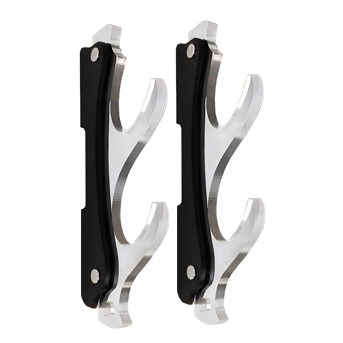 SEEMINESALE Sword Holder Wall Mount,Katana Stand for Wall Display,Light saber mount for wall, Sword Display,Wall Sword Rack,Katana Wall Mount(1 Pair