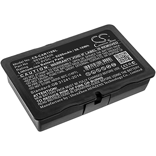 Ejjinenbby Replacement Battery Compatible for Chauvin Arnoux C.A 6116N C.A 6117 (5200mAh/10.8V), 693942A00 Battery