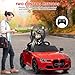 12V Ride On Car for Kids，Licensed BMW M4 Battery Powered Vehicle Car for Boys and Girls, with Remote Control,3 Speed,Led Light,(red)