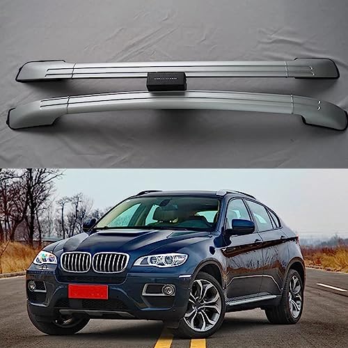 Barres de toit alu BMW X6 E71 2008-2014 finition argent chic