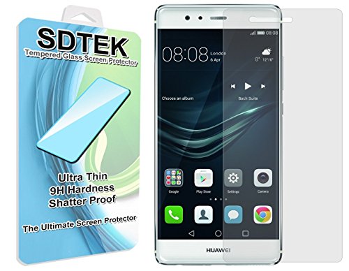 SDTEK Vetro Temperato per Huawei P9 Pellicola