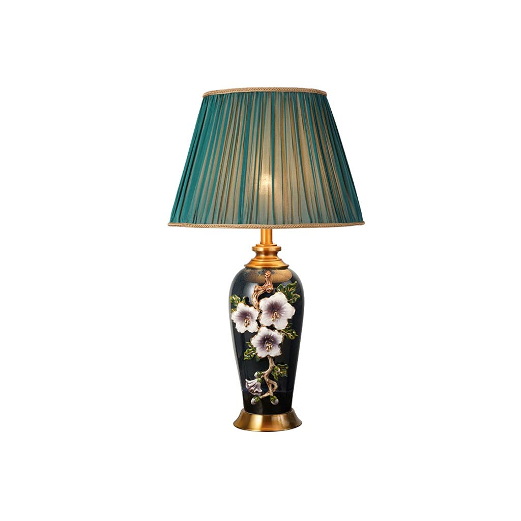 Lámpara de mesa Lampada da tavolo soggiorno decorazione ceramica lampada da comodino lampada da comodino a mano lampade da comodo adatta for camera da letto, soggiorno, caffetteria dormitorio y sala d