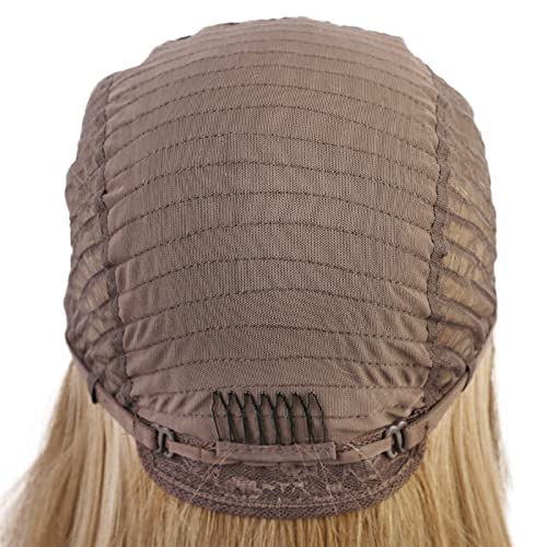 Perruques de remplacement de cheveux blonds longs 24 pouces lace - 4
