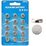15 Pack LR1130 Battery,L1131f Batteries 1.5 V L1131 SR1130 389/390 G10 LR54 Button Cell Alkaline Coin Cell Watch Batteries