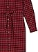 Goodthreads Women's Brushed Flannel Shirt Dress Shirt, -Black/Deep Red Mini Buffalo Plaid, S