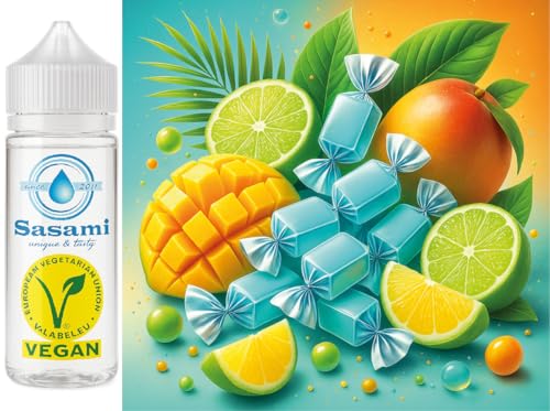 Arôme concentré menthe mangue citron vert Sasami 100ml pour e-liquide DIY vegan