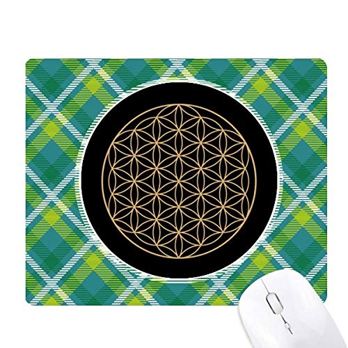 Tapis de souris totem vert à grille pixel haute précision