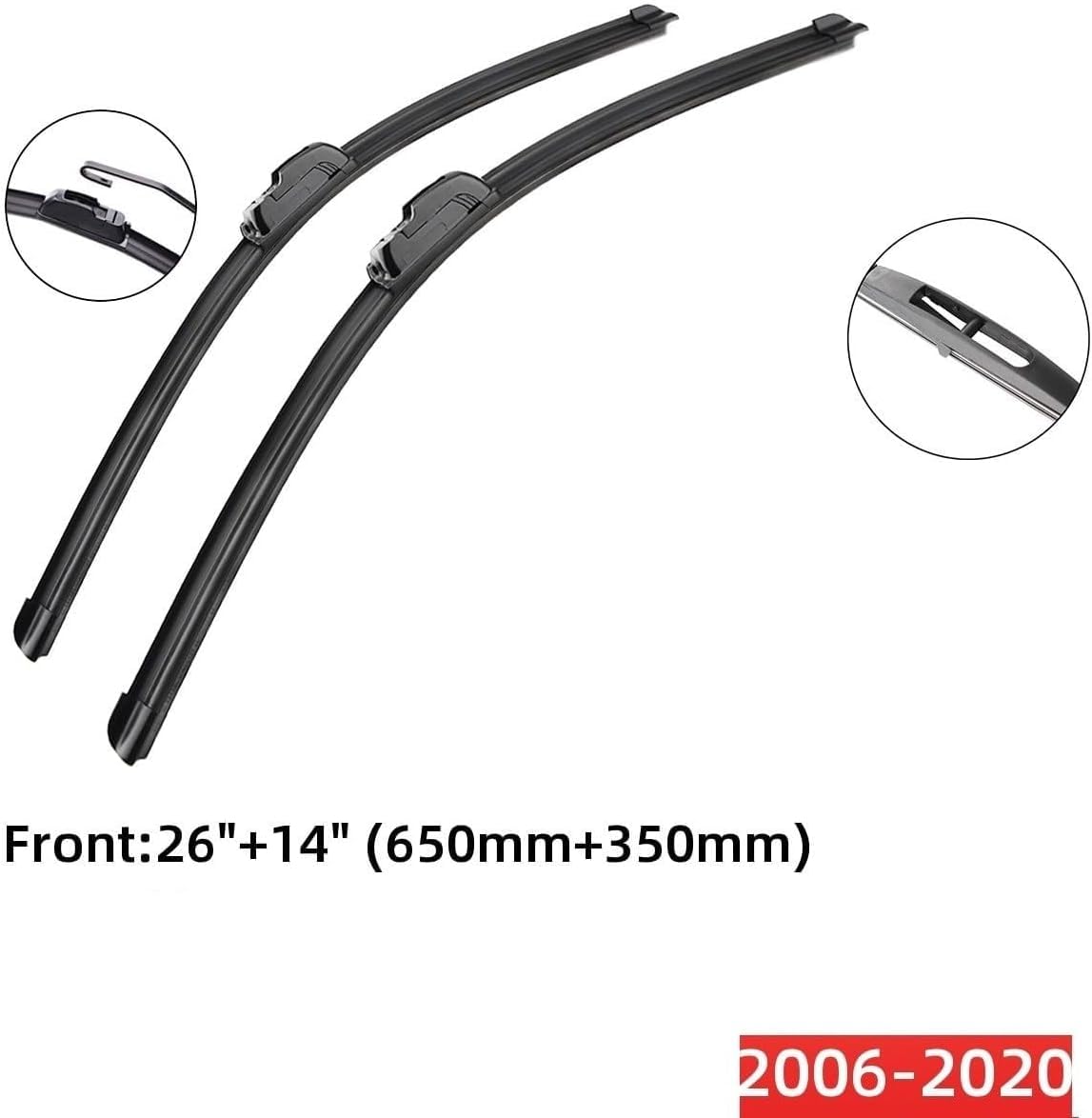 Oryginalny zestaw gumowych wycieraczek do Suzuki SX4 S-Cross 2006-2020, wycieraczki do szyb samochodowych