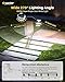 Ensenior Solar Motion Lights Outdoor, 3000LM 228 LED High Brightness, Security Lights with Remote Control, IP65 Waterproof 3 Heads Flood Light 4 Modes, 270° Wide Angle Motion Sensor Light, 2 Pack