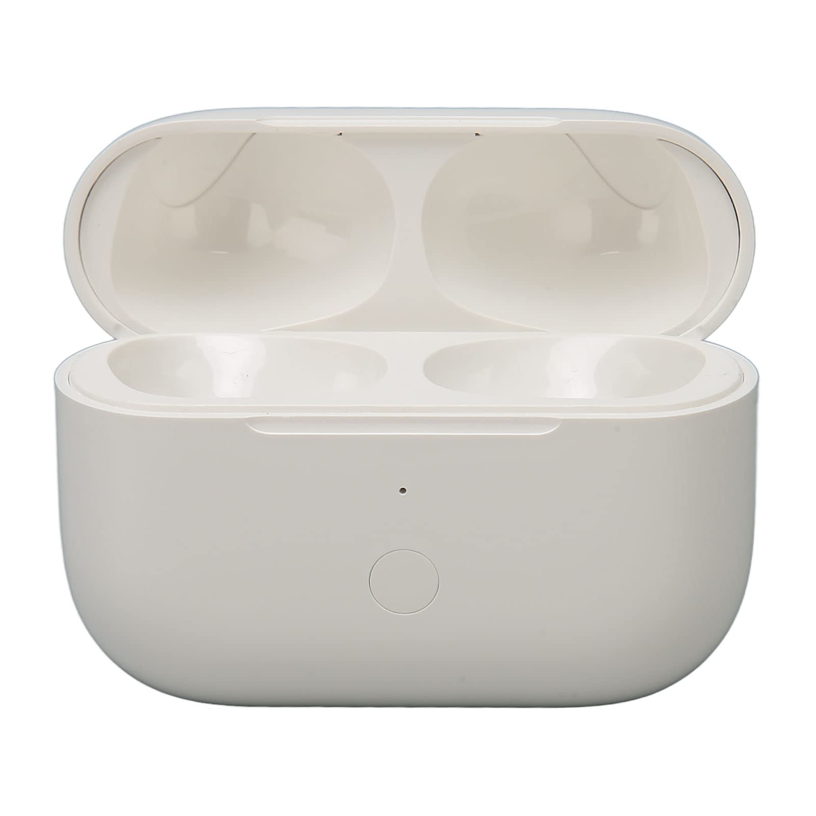 Charging Case Replacement,Wireless Charging Case 660mAh Battery Wireless Wired Charging with Synchronous Pairing Button for iOS Pro 2