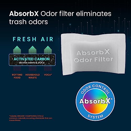 image for iTouchless 3-Pack AbsorbX Odor Filters, Absorbs Trash Odors, All Natur