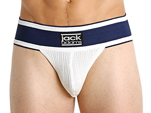 Jack Adams Athletic 2.0 Jockstrap White/Navy
