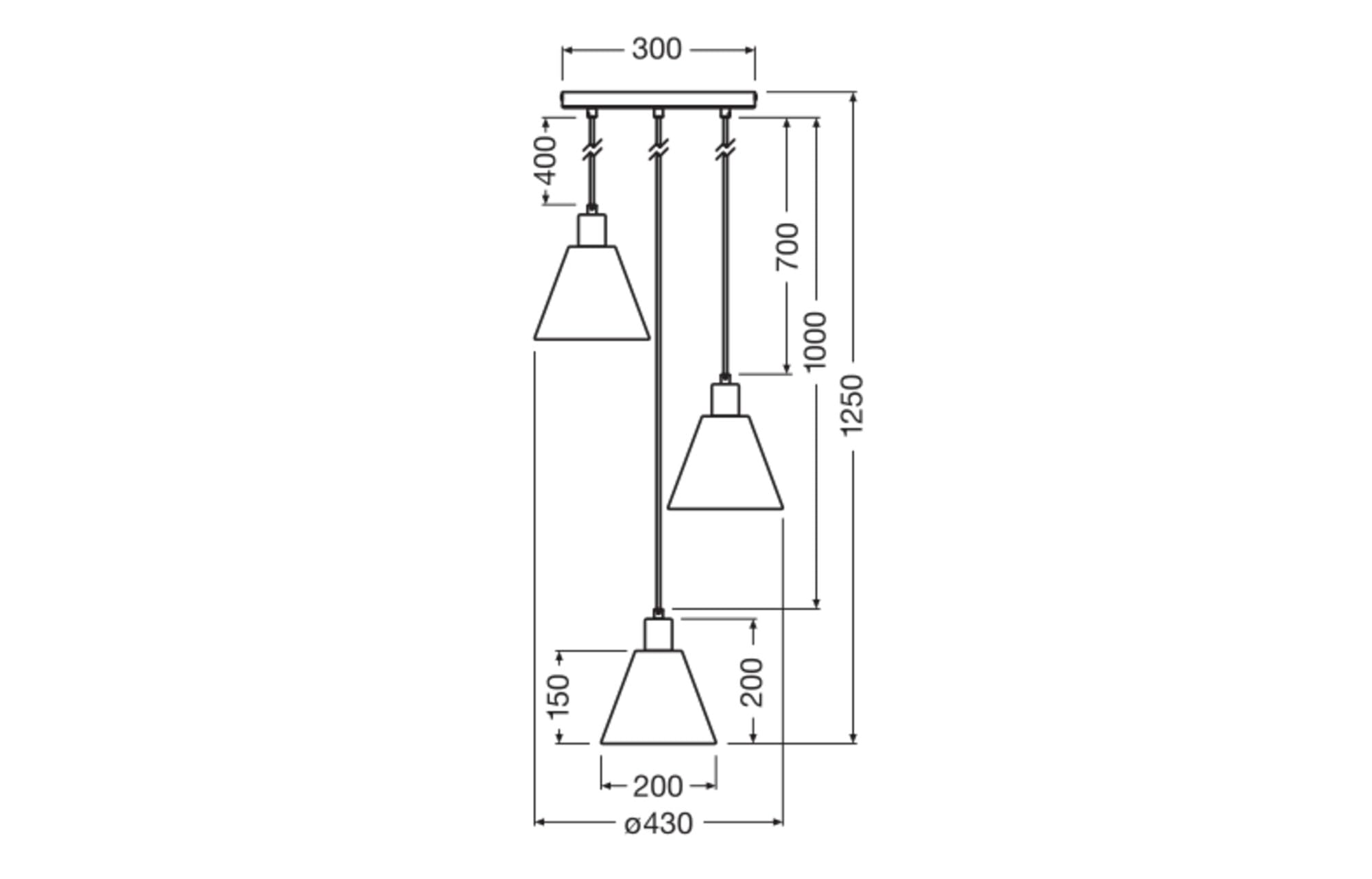 LEDVANCE a 3 luci Decor Rafia Plate verde in rafia e metallo, E27, diametro 430 mm, paralume in materiale riciclato, sostenibile grazie alla sorgente luminosa sostituibile, facile da installare