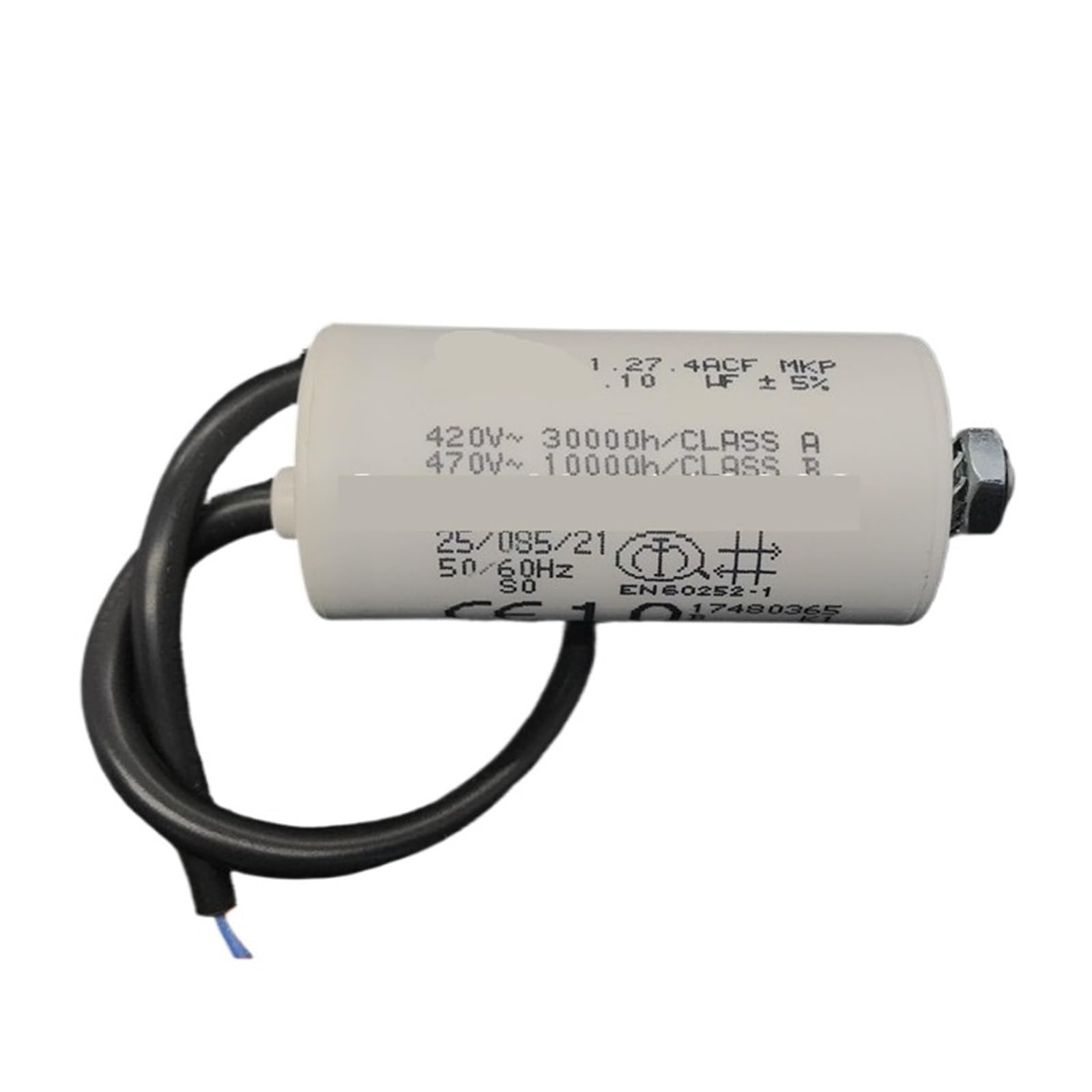 KSZHZYMGX 1.27.4ACF MKP1UF 1.5UF 2UF 2.5UF 3UF 4UF 5UF 6UF 8UF 10UF 12UF 20UF 40UF 5% motor start capacitors(1.27.4ACF MKP 12UF)