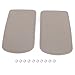 Aramox 2PCS Rear Speaker Grille Covers Car Sound Speaker Grill Cover Beige, Rear Speaker Grille Cover Car Sound Speaker Grill Cover Replacement for Camry 2002 to 2006 Beige