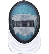 Fencing Mask - Epee Fencing Mask 350N - Epee Fencing Helmet with Removable Lining - CE Certified ...