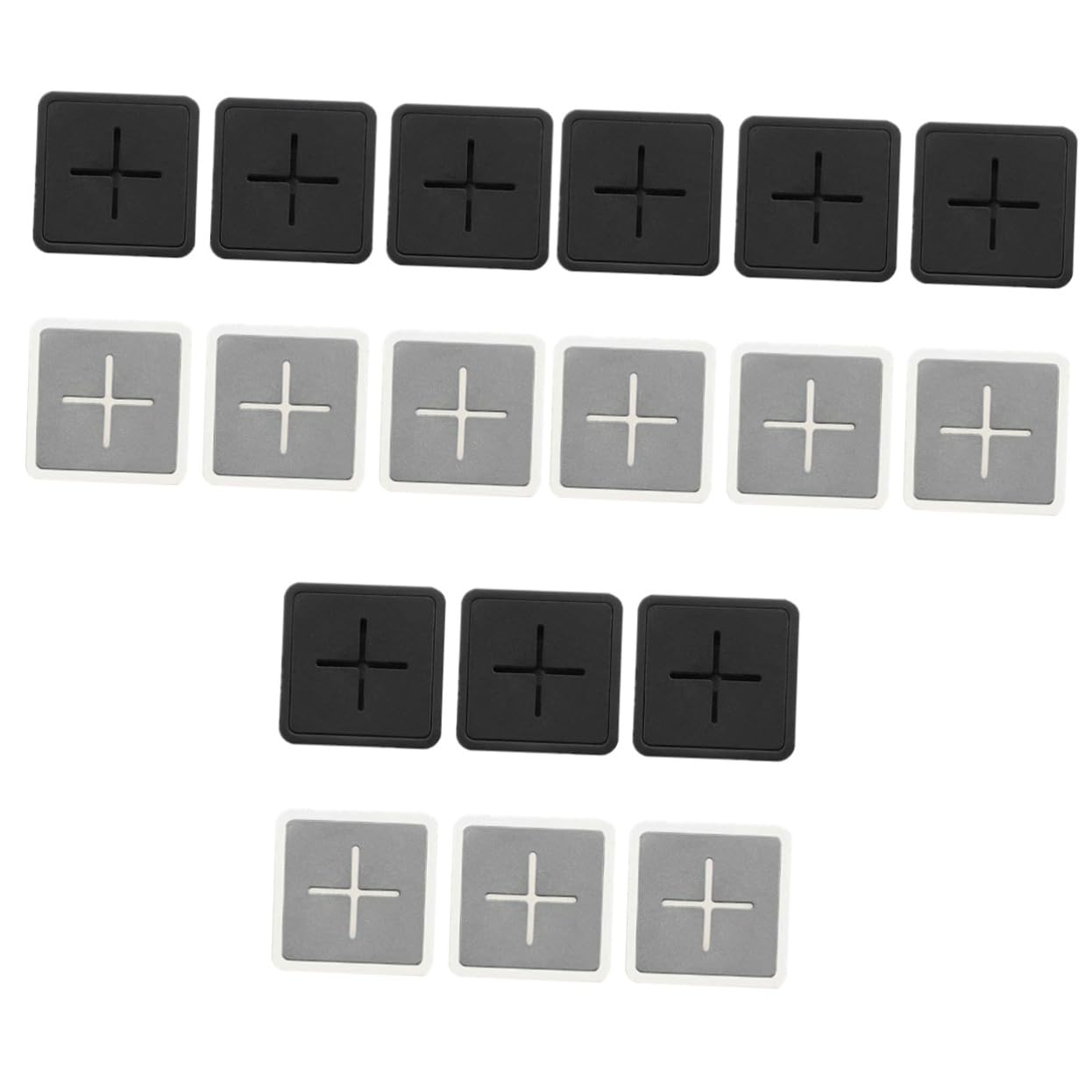 UKCOCO 18piezas Soporte De Toalla Adhesivo De Ganchos De Abs Para Cocina y Baño Fáciles De Instalar Sin Taladrar Clips De Paño Para Hogar