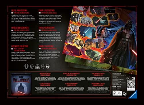 Ravensburger Star Wars Villainous: Kylo Ren 1000 Piece Jigsaw Puzzle For Adults - 17340 - Every Piece Is Unique, Softclick Technology Means Pieces Fit Together Perfectly #TOP2