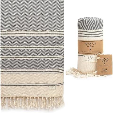 Smyrna Aegean Turkish Cotton Beach Towel Cover