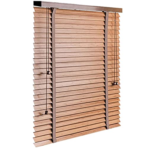 Persianas horizontales de madera de 50 mm personalizables para ventanas de interior 2