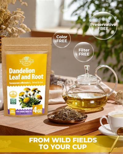 Image of 4 oz. Dandelion Leaf Root Tea Dandelion Tea Herbal (Taraxacum) - 113g Herbhojas Y Raнz De Diente De Leуn