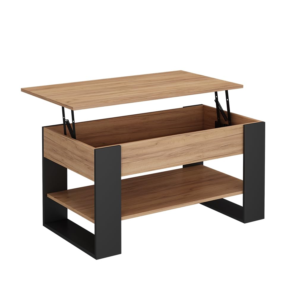 Vicco Tavolino Lifto, Rovere/antracite, 92 x 51 cm