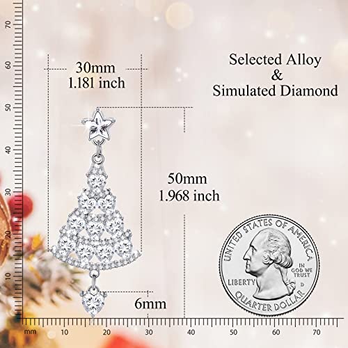 Boucles d'oreilles triangle pour femmes et perles nacrées pendantes - 4