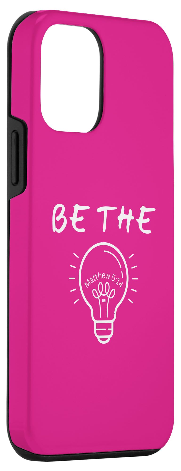iPhone 12 mini Unique Gift Bible Verse B The Light Case - Image 3