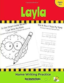 Layla Name Writing Practice: Personalized Name Writing Activities for Pre-schoolers to Kindergarteners