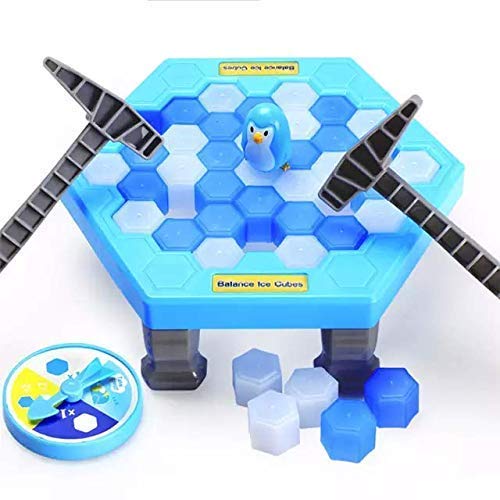 VIBGYOR PRODUCTS Penguin On Ice Game Penguin Trap Activate Funny Family Party Ice Breaking Kids Puzzle Table Knock Block Ice-Block Breaking Game