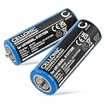 CELLONIC 2x Battery for Shavers & Hair Clippers Compatible with Braun Series 7 7790cc, Series 7 790CC, Series 9 9325s, UR18500Y - (1900mAh, 3.6V)