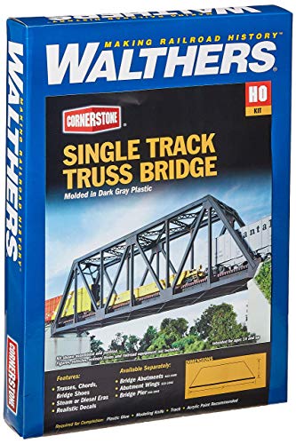 Pont en treillis HO Walthers Cornerstone kit pont ferroviaire rigide